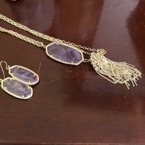 Kendra Scott Necklace and Earrings